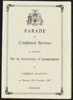 Parade of Combined Services to Celebratte the 1st Anniversary of Independence
