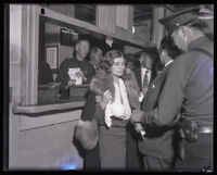 Winnie Ruth Judd, accused of murder, is arrested, Los Angeles, 1931