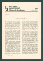 Boletim Diocesano, Edição 60, Dezembro 1973