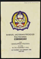 Samuel Jackman Prescod Polytechnic Ceremony for Graduating Students of 1988