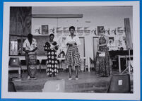 Poetry recital, 70 years anniversary of the ANC, University of Botswana, Gaborone, 1982