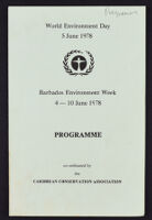 World Environment Day: Barbados Environment Week 1978