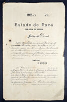 Autos de petição requerendo alvará de licença (venda de um terreno) movidos por José de Almeida Ferreira