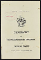 1975 Ceremony for the Presentation of Graduates at the Cave Hill Campus