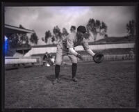 Occidental College baseball player Theodore "Rats" Brobst, Los Angeles, 1920s