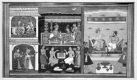 Wedding ceremony of Rama and Sita