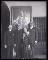 Robert Burton Gooden, W. Bertrand Stevens, Jane Rahno Aitken Walker and Russell H. Ballard at Good Samaritan Hospital, Los Angeles, 1931
