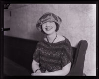 Cecyle Duncan, witness for the John B. Clarke case, Los Angeles, 1924