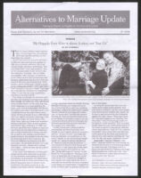 "Alternatives to Marriage" newsletter, 2008