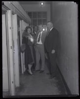 Winnie Ruth Judd, murder suspect, outside a holding cell the day she surrendered, Los Angeles, 1931