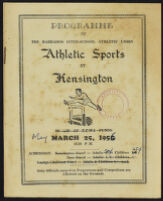 Programme of the Barbados Inter-School Athletic Union Athletic Sports 1955
