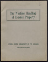 The Wartime Handling of Evacuee Property 