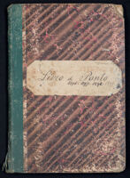 Livro #0014 - Livro ponto de trabalhadores, fazenda Ibicaba (1896-1899)