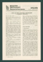 Boletim Diocesano, Edição 178/179, Novembro/Dezembro 1983