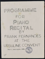 Piano Recital: Frank Fernandes
