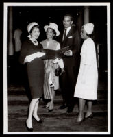 Juanita Ellsworth Miller and others, probably an NAACP event, Los Angeles, 1964