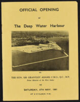 Official Opening of the Deep Water Harbour