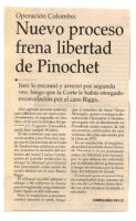 Nuevo proceso frena libertad de Pinochet