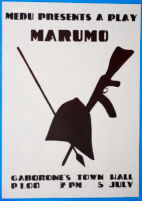 Medu presents a play, Marumo, Gabarone's Town Hall, 1979