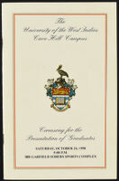 1998 Ceremony for the Presentation of Graduates, UWI
