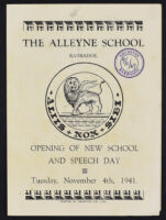Alleyne School - Opening of New School and Speech Day