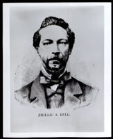 Photoengraving of Phillip A. Bell  (copy photo made 1930-1989)