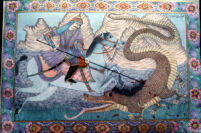 Yazdigord Samangani, Rustam Killing the Dragon