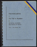 Programme for the Visit to Barbados by His Royal Highness the Prince of Wales