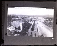 Colorado street looking west, Pasadena, 1889