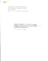 5ª sesión de la comisión internacional que investiga los crímenes de la junta militar chilena.Lista de prisioneros a los cuales la junta ha rechazado o diferido la solicitud para acogerse al beneficio del decreto 504. (Al 16 de agosto de 1977)
