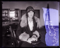 Divorcee Pearl Carter, Los Angeles, 1929
