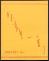 Manzanar High School Yearbook, "Cardinal and Gold" 