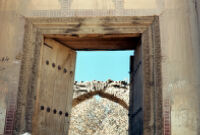 Detail of door in Entrance Portal