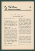 Boletim Diocesano, Edição 19, Julho 1970