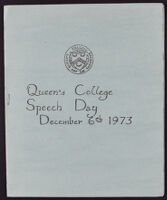 1973 Queen's College Speech Day