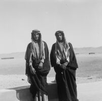 Portrait of young Bedouin men
