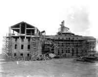 Library (Powell Library) under construction (south side), 1928