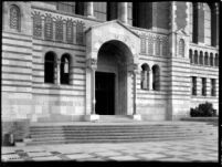 Library (Powell Library) entrance, c.1930