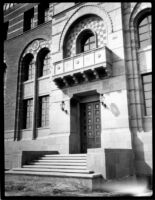 Physics-Biology Building (Humanities Building) south entrance detail, c.1930