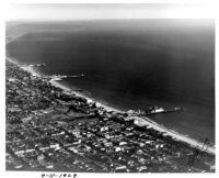 Aerial view of the Santa Monica Bay