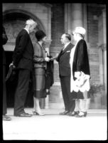 Dedication ceremony - Unidentified group, 1930