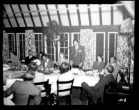 Alumni event at Lake Arrowhead - Dinner speeches, 1944