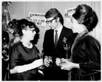 Edith Head and Yves St. Laurent, c.1965