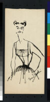 Cashin's illustrations of dresses inspired by underpinnings. f05-01