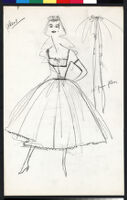 Cashin's illustrations of dresses inspired by underpinnings. f05-10