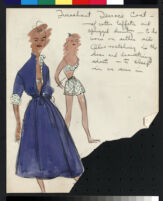 Cashin's illustrations of at-home wear designed for Lord and Taylor. f01-16