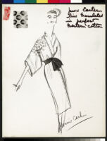 Cashin's illustrations of robe designs. b070_f05-35