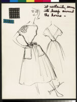 Cashin's illustrations of robe designs. b070_f05-23