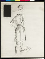 Cashin's illustrations of robe designs. b070_f06-12