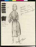 Cashin's illustrations of robe designs. b070_f06-16